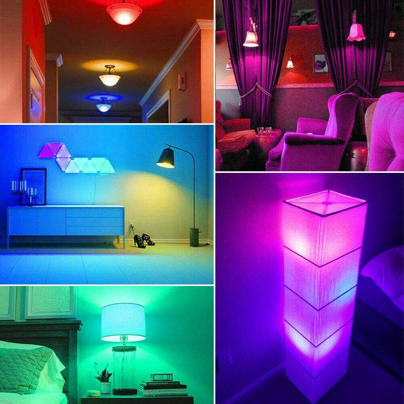 Bluetooth Speaker LED Lamp with Remote Control, E27 Smart Music Lamp, Party Decoration