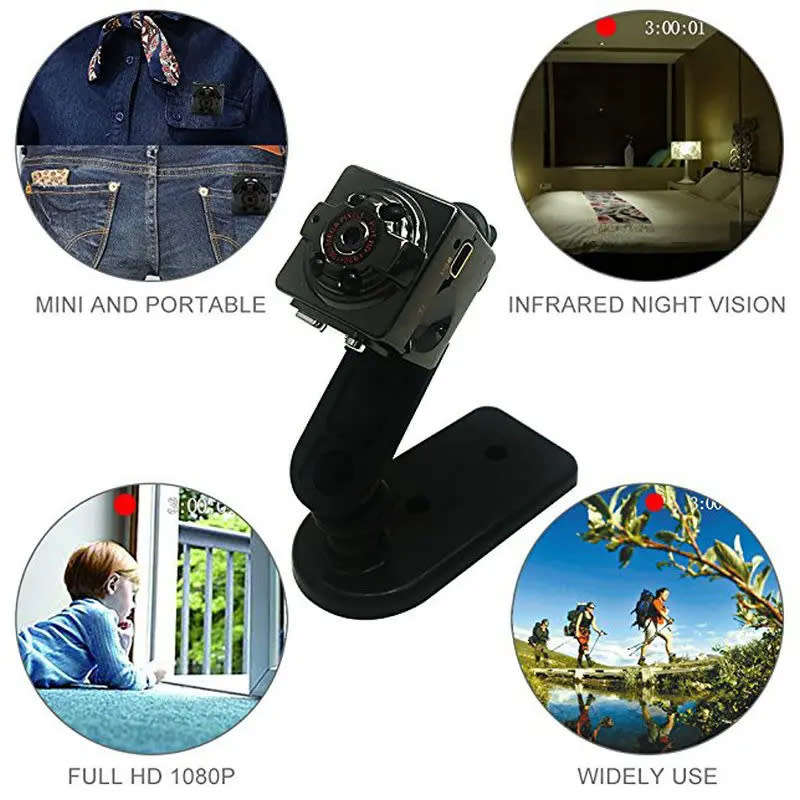 Mini Camera Full HD 1080P Night Video Recorder Infrared Vision Motion Sensor Digital DV