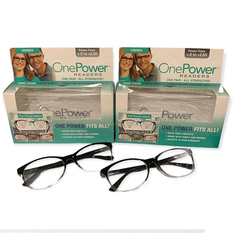 Portable Self-Adjusting Optical Glasses Power Range 0.5X To 2.5X