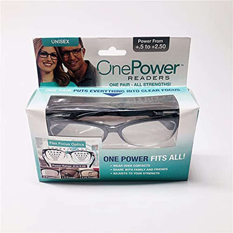 Portable Self-Adjusting Optical Glasses Power Range 0.5X To 2.5X