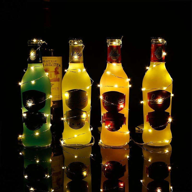 LED Mini Cork String Lights Bar Decorative String Lights 2m