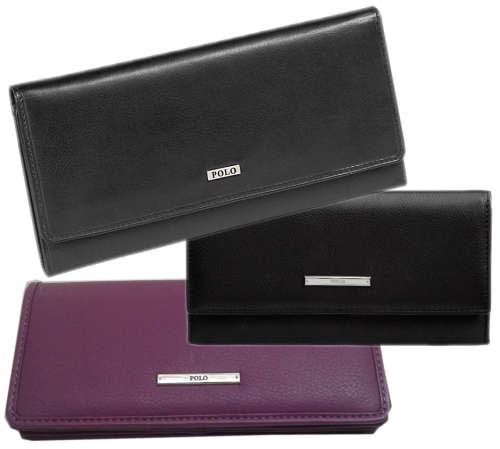 Genuine Leather Polo Wallets | 4 Options