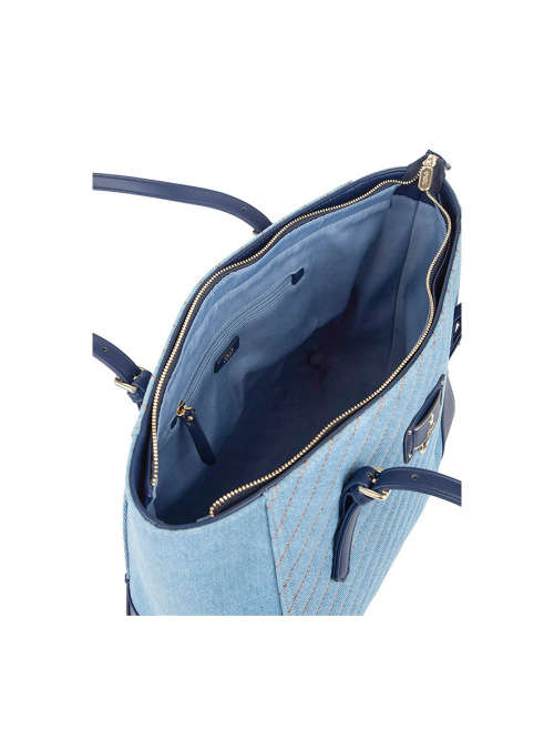 Polo Quilt Tote Denim Blue