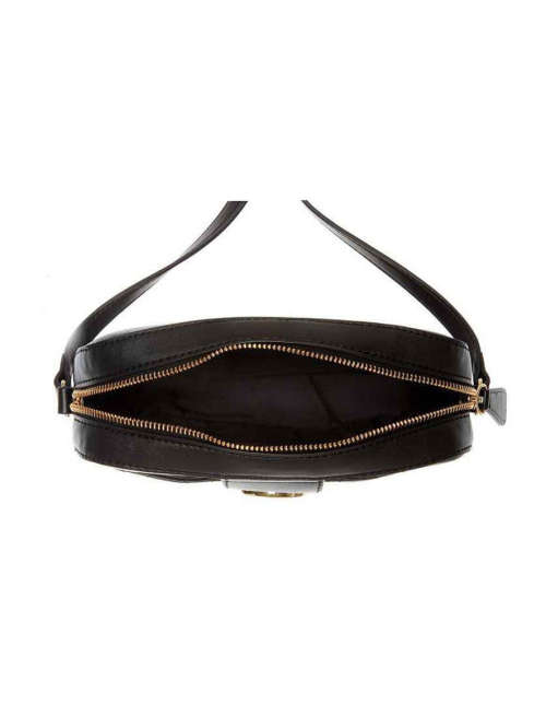 Guess Plush Quilted Crossbody Bag Black
