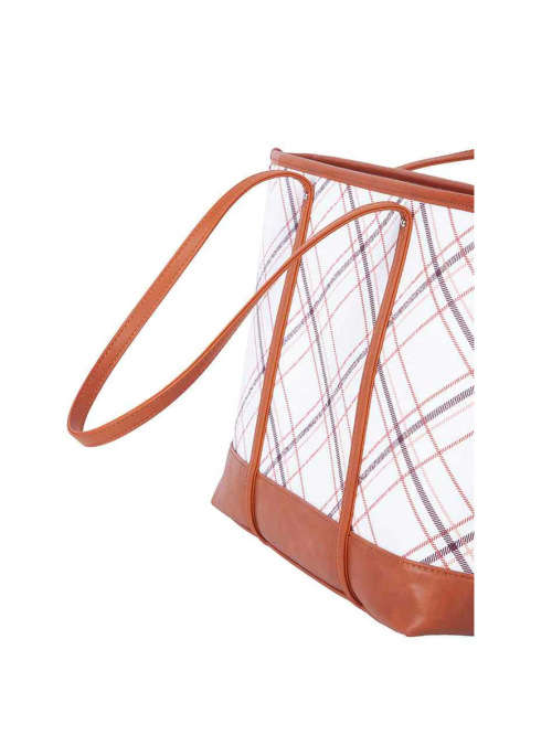 Polo Tartan Tote White