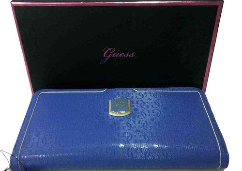 Guess Blue Travel Purse
