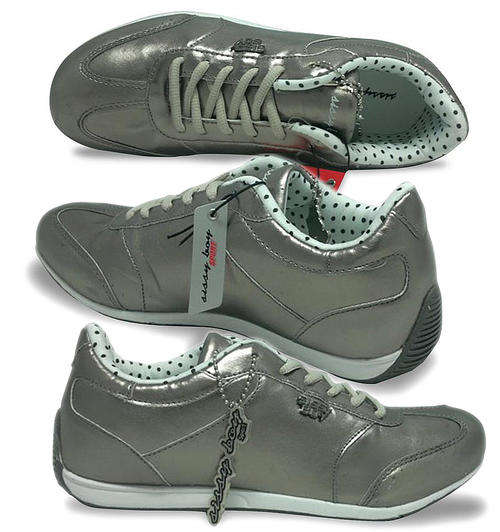Sissy Boy Zinnia Pewter Sneakers