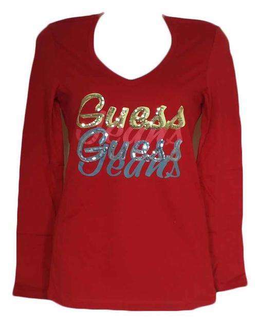 Guess Ladies Long Sleeve T-Shirt Sizes: XS/S/M/L