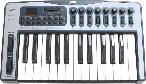 ESI NeON 25-key USB Keyboard Controller with Audio I/O