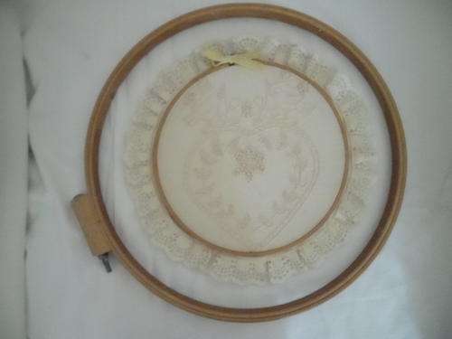 Two embroidery hoops, 34 cm & 21 cm & TWO FREE GIFTS