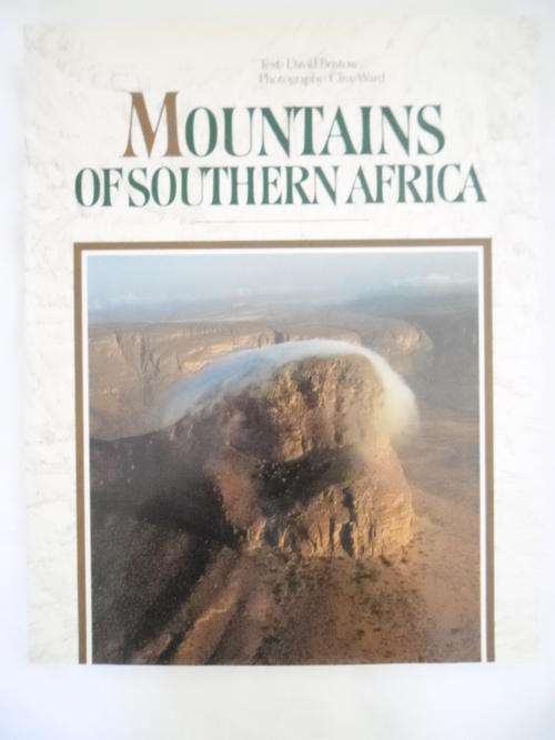 Mountains of Southern Africa, David Bristow & Clive W, Hardcover, Large Format Book, REDUCED R30.00