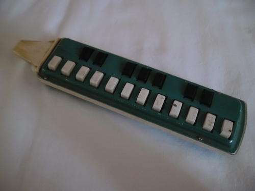 Rare Vintage Metal Melodica/Harmonica/Flow or Mouth Organ, Made in Czechoslovakia, REDUCED BY R50.00