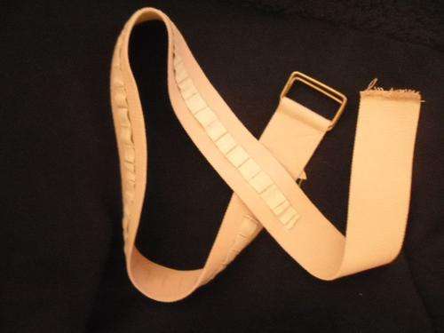 CARTRIDGES/AMMUNITION WEBBING BELT, 120 cm - FOR 38 BULLETS, LIKE NEW!!!