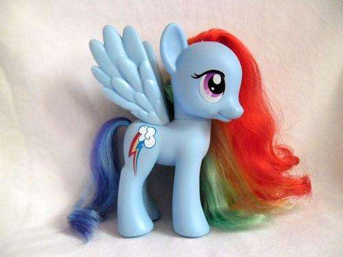 LARGE RAINBOW DASH HASBRO 2010 "MY LITTLE PONY"