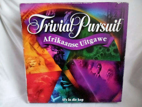TRIVIAL PURSUIT AFRIKAANSE UITGAWE, ALMOST NEW CONDITION!!!
