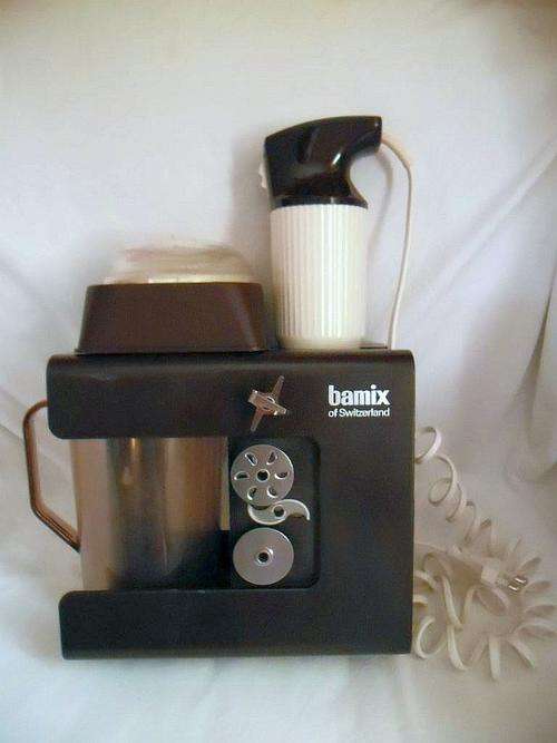 VINTAGE SWISS BAMIX M133 2 SPEED QUALITY HAND BLENDER, MADE IN SWITZERLAND, LIKE NEW!!!
