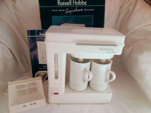 LIKE NEW!!! RUSSELL HOBBS *THE SIGNATURE RANGE* TWO SMALL CUPS COFFEE & TEA MAKER