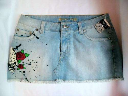 FUNKY RUE21 DENIM JEANS MINI SKIRT, NEW ITEM STILL WITH TAG, SIZE 32, REDUCED BY R15.00!