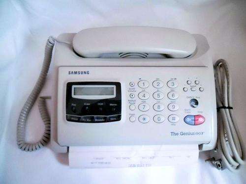 SAMSUNG FACSIMILE SF150T FAX & TELEPHONE MACHINE, 100 % WORKING CONDITION! PLUS NEW PAPER ROLL!