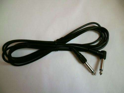 MONO JACK TO MONO JACK RIGHT ANGLED GUITAR OR INSTRUMENT CABLE 2.5 METRE