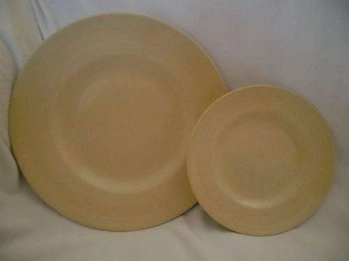 WOODS WARE JASMINE DINNER PLATE AND SALAD PLATE