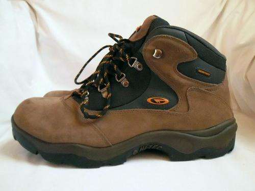 RADICAL REDUCED! HI-TEC *PIONEER WP* SUEDE LEATHER TREKKING & HIKING BOOTS, SIZE 11, LIKE NEW!