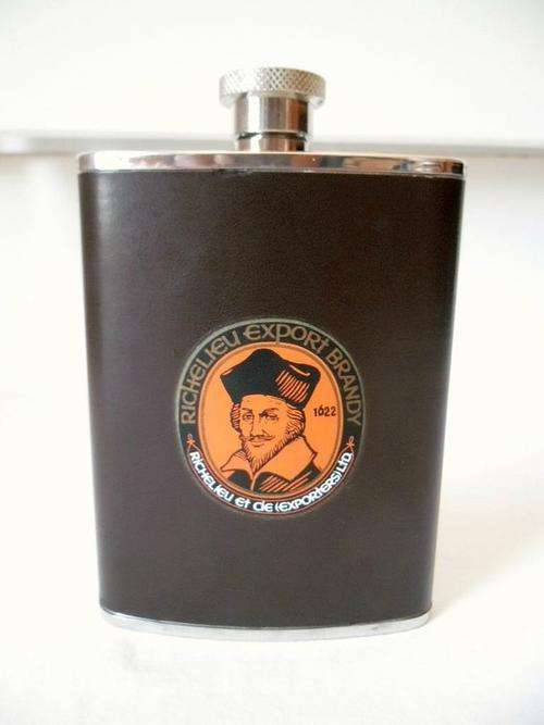 6 OZ RICHELIEU EXPORT BRANDY HIP FLASK