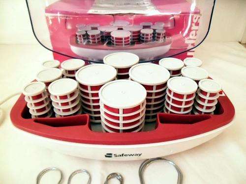 SAFEWAY 14  ELECTRIC HEATED HOT CURLERS ROLLERS WITH PINS, 100 % HYGIENICALLY CLEAN & ALMOST NEW!