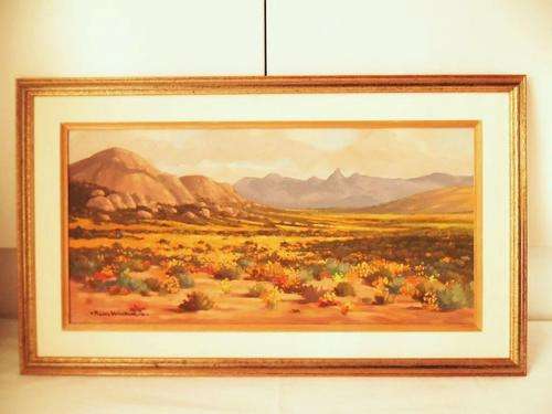 LOW START! TRUE INVESTMENT ART! LOVELY WORK BY SA ARTIST PIERRE VOLSCHENK - KAMIESKROON 1994
