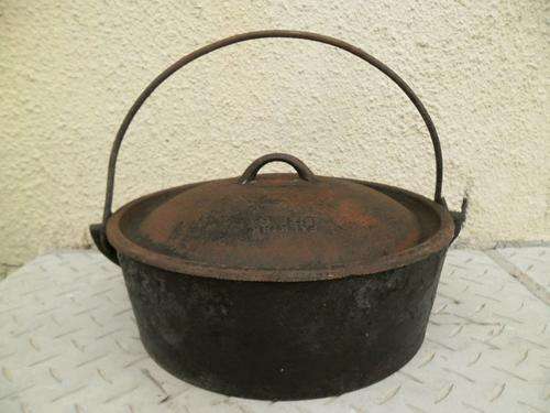 LEGENDARY RARE *FALKIRK* NO 6 CAST IRON BAKE POT