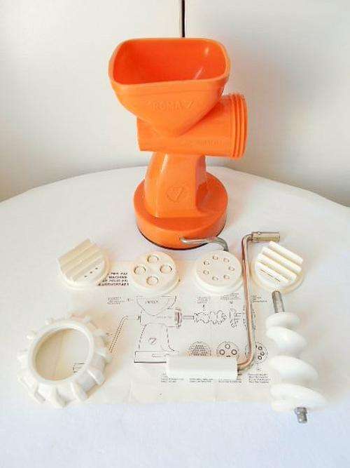 NOW REDUCED BY 50 %! SUPERNOVA *ROMA 7* HAND CRANK FOUR DIFFERENT PASTA NOODLES MAKER, MADE IN ITALY