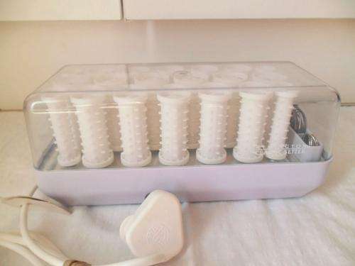 VINTAGE CLAIROL CLASSIC 20 ELECTRIC HEATED HOT CURLERS ROLLERS WITH PINS, 100 % HYGIENICALLY CLEAN!