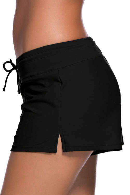 Local Stock Board Short Swimsuit Bottoms Black
