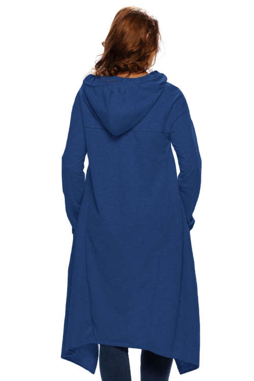 DRAWSTRING IRREGULAR OVERSIZE HOODIE