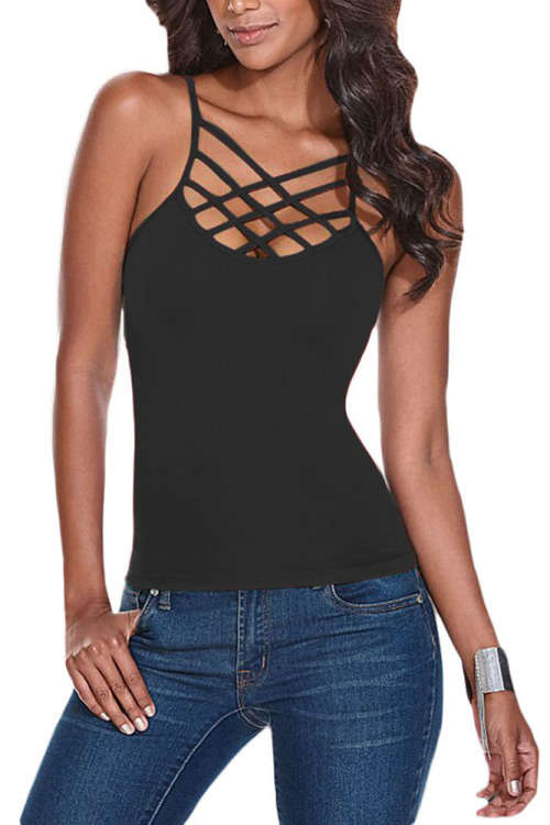 CRISSCROSS DESIGN CAMI TOP