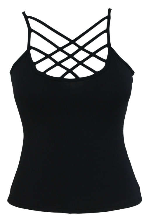 CRISSCROSS DESIGN CAMI TOP
