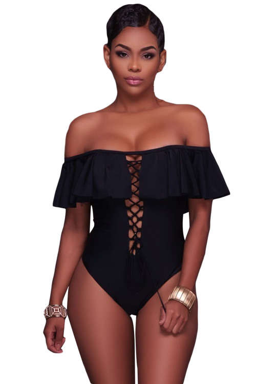 ONE PIECE SWIMSUIT RUFFLE - S/M/L/XL/2XL