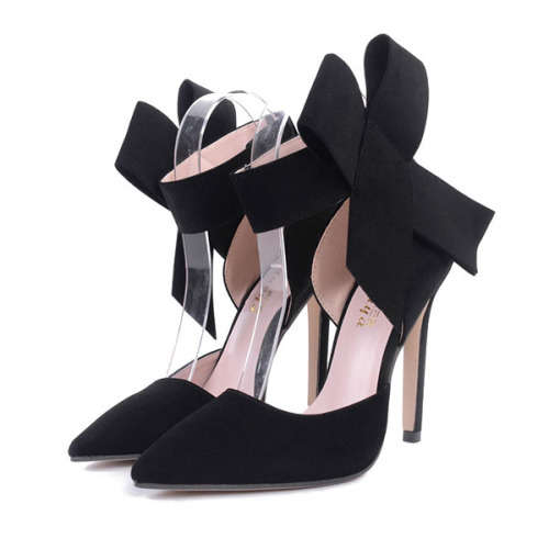 BOW STILETTO PUMPS