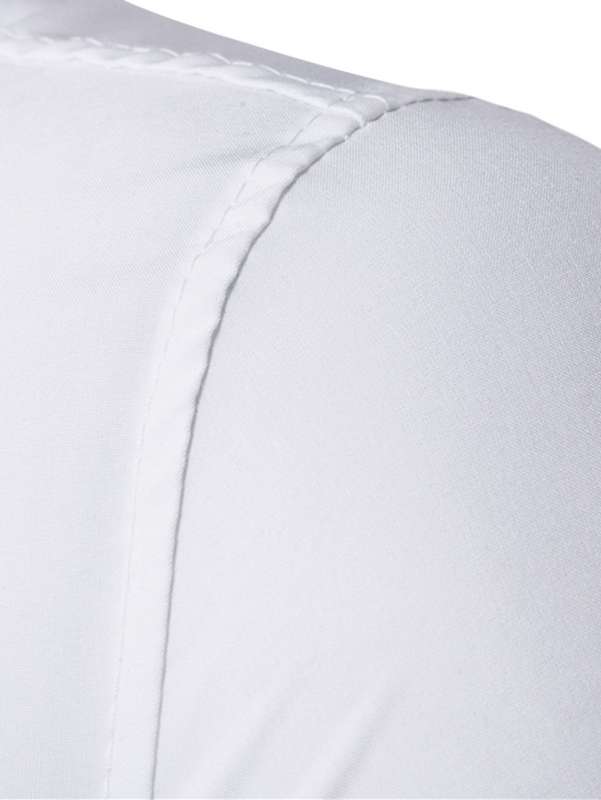 PLACKET DESIGN COLLAR SHIRT
