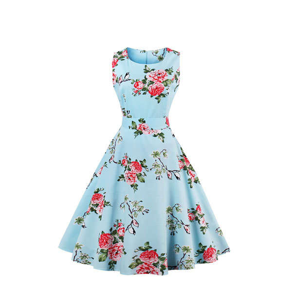 FLORAL VINTAGE DRESS