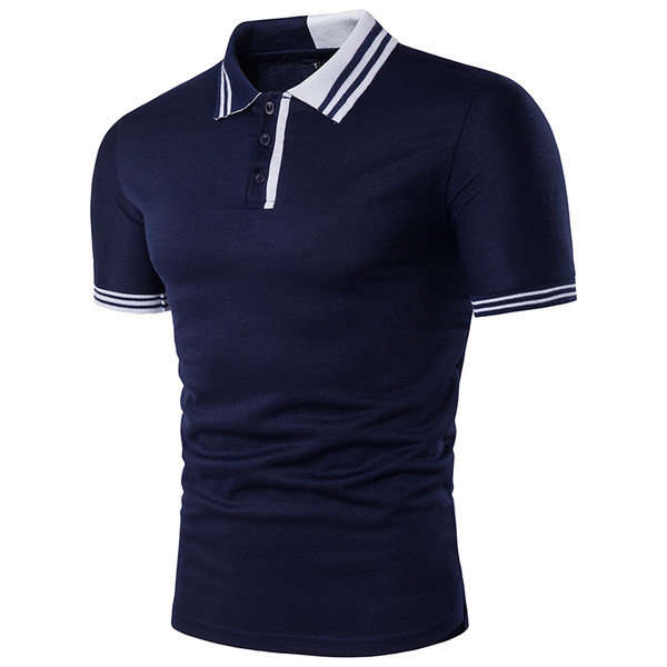 MENS SHIRTS/MENS SHORT SLEEVE SHIRTS/MENS COTTON SHIRTS/MENS POLO SHIRTS/MENS NAVY BLUE SHIRTS