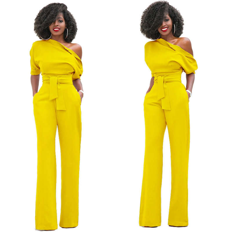 Playsuits Jumpsuits JUMPSUITS JUMPSUIT WOMENS JUMPSUIT FORMAL JUMPSUIT YELLOW ONE SHOULDER FORMAL WOMENS JUMPSUIT was sold for 390.00 on 18 Aug at 14 02 by CREATIVE TOUCH in Outside South Africa ID 29...