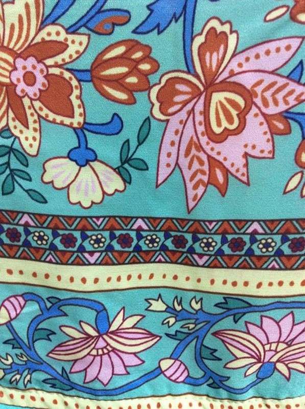 DRESSES/DRESS/MAXI DRESS/BOHEMIAN DRESS/BLUE DRESS/BOHO DRESS/PRINTED DRESS/ASYMMETRICAL DRESS