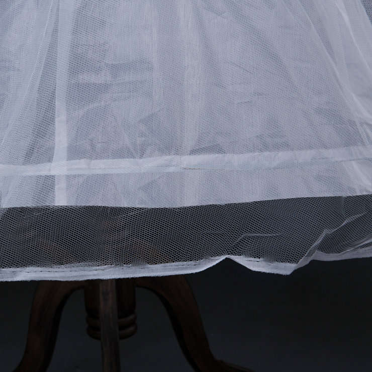 Local Stock White Adjustable Three Hoop Wedding Dress Petticoat