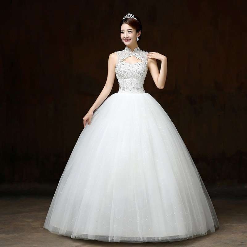 WEDDING DRESSES/WEDDING DRESS/WHITE WEDDING DRESS - FREE SHIPPING
