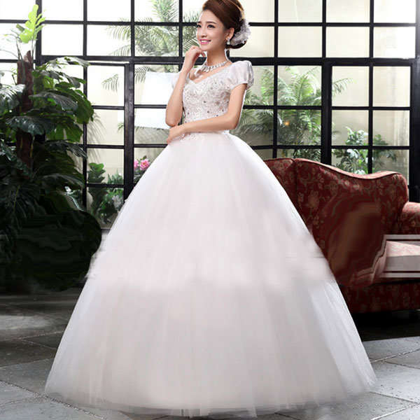WEDDING DRESSES/WEDDING DRESS/WHITE WEDDING DRESS - FREE SHIPPING