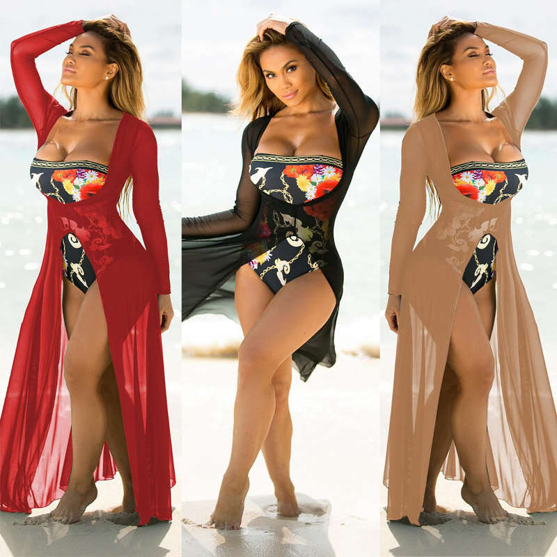 Swimwear black cover up