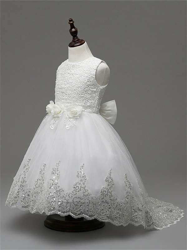 GIRLS DRESSES/GIRLS DRESS/FLOWER GIRLS DRESS/GIRLS PARTY DRESS/WHITE DRESS
