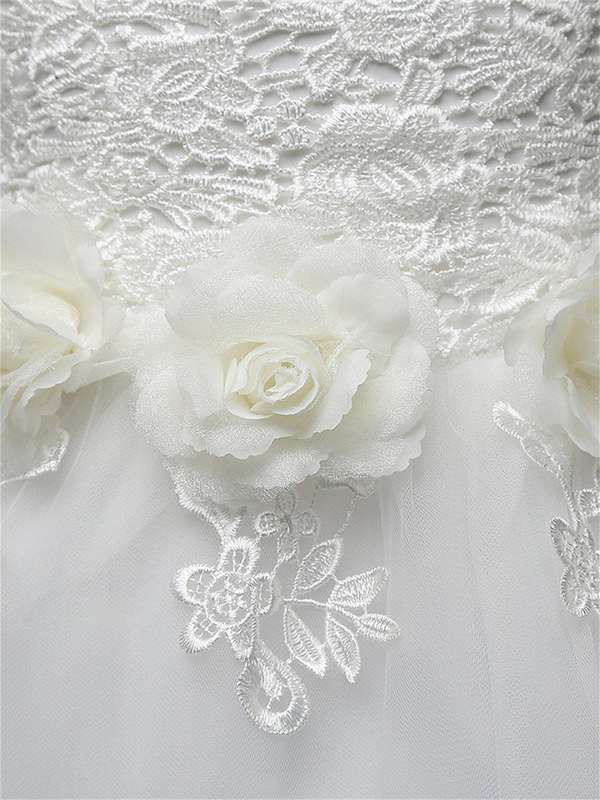 GIRLS DRESSES/GIRLS DRESS/FLOWER GIRLS DRESS/GIRLS PARTY DRESS/WHITE DRESS