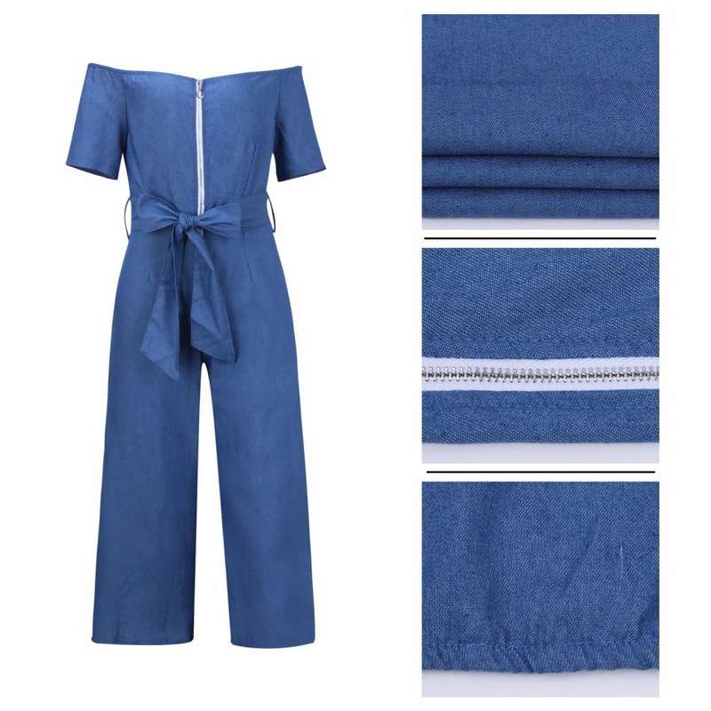 JUMPSUITS/JUMPSUIT/DENIM JUMPSUITS/OFF SHOULDER JUMPSUITS/THREE QUARTER JUMPSUITS/ZIPPER JUMPSUITS